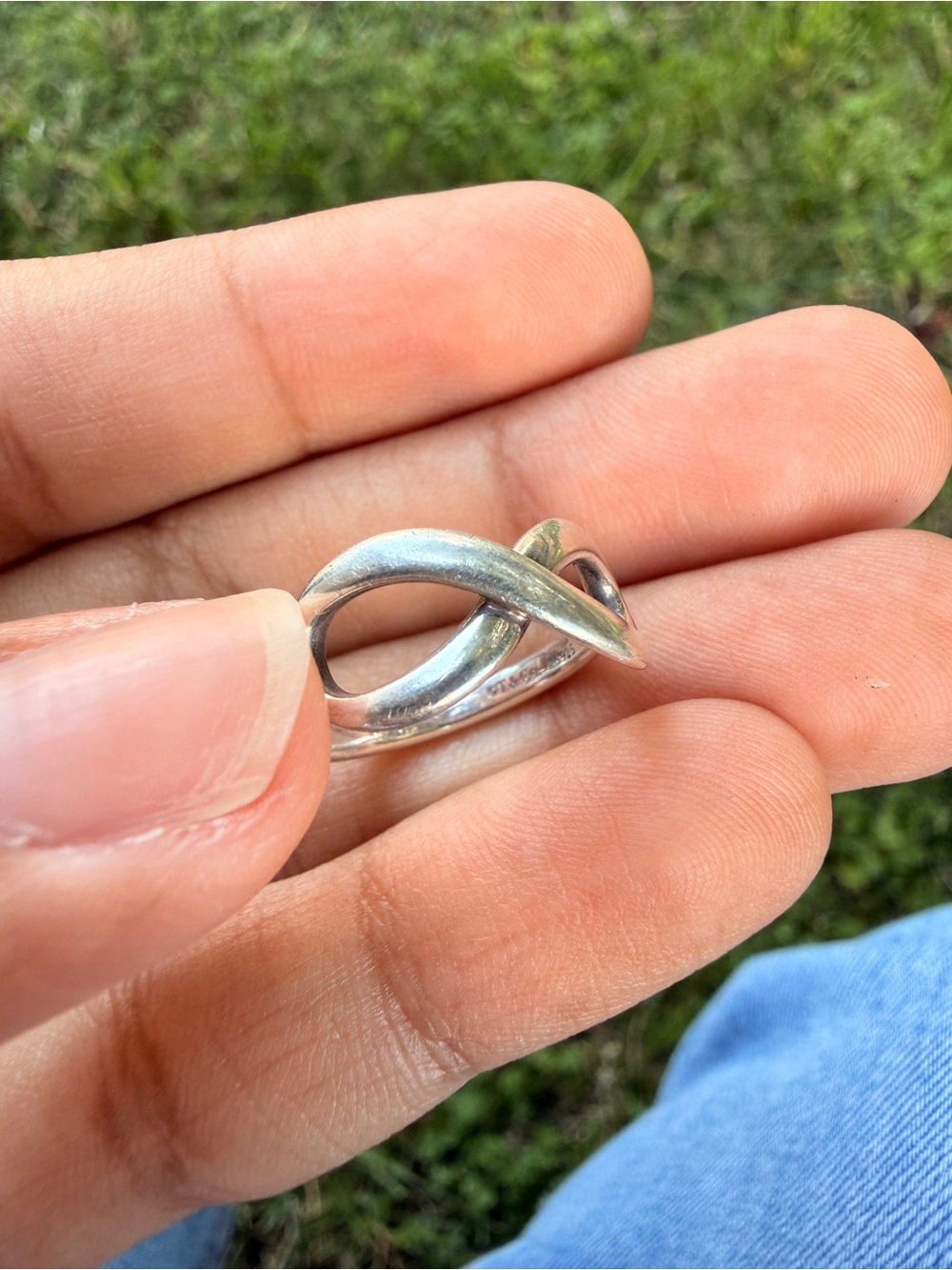 Tiffany & Co. Infinity Symbol Ring (925 Sterling Silver)